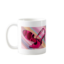 Hot Momma Hot Pink Pumps Coffee Mug