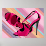 Hot Momma Hot Pink Pumps Poster