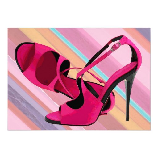 Hot Momma's Hot Pink Pumps Custom Announcement