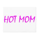 Hot Mum (Pink) postcards