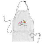 Hot PInk Bicycle with Oranges aprons