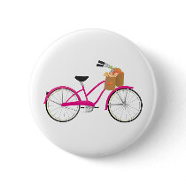 Hot PInk Bicycle with Oranges