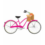 Hot PInk Bicycle with Oranges t-shirts