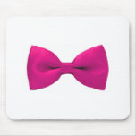 Hot Pink Bowtie Mousepad