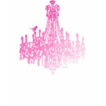 Hot Pink Chandelier T-Shirt