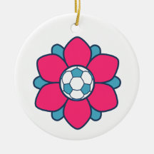 Hot Pink Christmas Tree Ornament