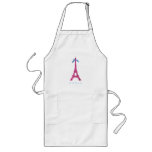 Hot Pink Eiffel Tower in faux glitter Aprons