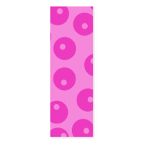 Hot Pink Funky Retro Pattern. Business Card Templates