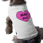 Hot Pink Heart  Baby Girl Pet Apparel pet clothing