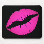 Hot Pink Kiss Mousepad