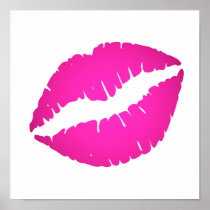 Hot Pink Kiss posters