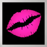 Hot Pink Kiss posters