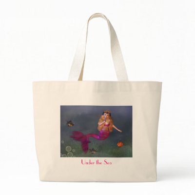 Hot Pink Mermaid Bag by rockets