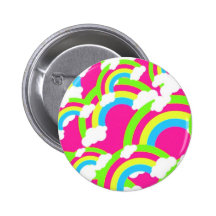 Hot Pink Rainbow Pattern