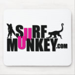 Hot pink - Surf Munkey Billboard design mousepads