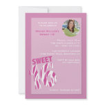 Hot Pink Sweet 16 Invitation