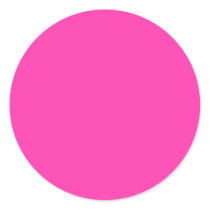 Hot Pink with Lime Green Border Stickers