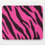 Hot Pink Zebra Print Mouse Pad mousepads