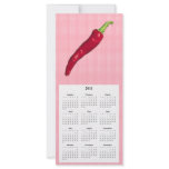 Hot Red Pepper Telephone and Calendar card rack cards