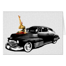 Hot Ride Birthday V2 Greeting Cards