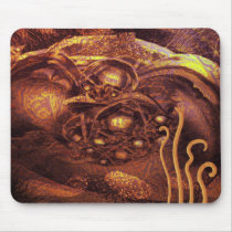 Hot rock meditation mouse mat