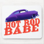 Hot Rod babe mousepads