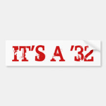 HOT ROD BUMPER STICKER