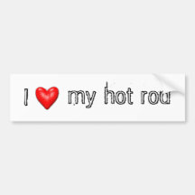 hot rod bumper sticker