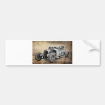 Hot Rod Coupe Bumper Stickers