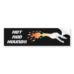 Hot Rod Hounds Bumper Sticker bumper stickers
