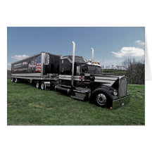Hot Rod Kenworth W900L Note Card