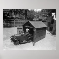 Hot Rod Pedal Car, early 1900s Poster