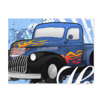 Hot Rod Post Card