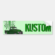 Hot Rod Truck Bumper Sticker