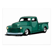 Hot Rod Truck Post Card