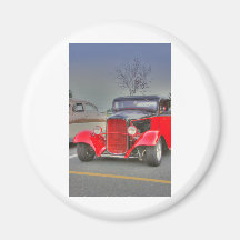 Hot Rod Vintage Custom Classic Photo Pictures Car Fridge Magnets