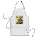 hot rod wanna race monster cartoon oldschool apron