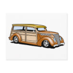 Hot Rod Woodie Postcard