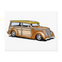 Hot Rod Woodie postcards