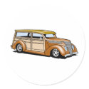 Hot Rod Woodie stickers