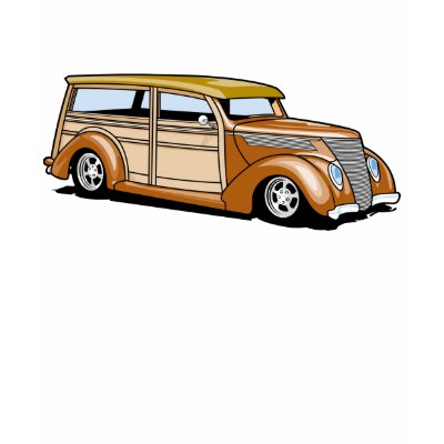 Hot Rod Woodie T-shirts by hotrodshirts