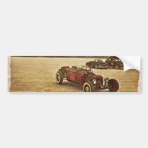 Hot Rods at Bonneville Bumper Sticker