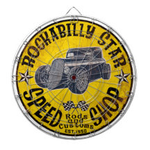 Hot Rods Speed shop Dart Boards