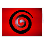 Hot Spiral Greeting Card