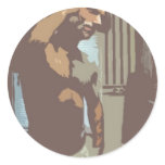 Hot Stud 3 Round Sticker