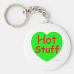 Hot Stuff Heart Keychain
