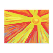 Hot Sun Rays postcards