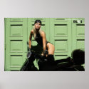 Hot swimsuit model - competition swimsuit picture  posters