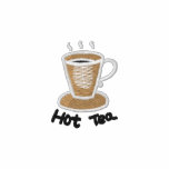 Hot tea embroidered shirts