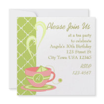 Hot Tea Invitations